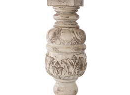 GINER Y COLOMER Table de salle à manger ronde en bois de manguier, 100 cm